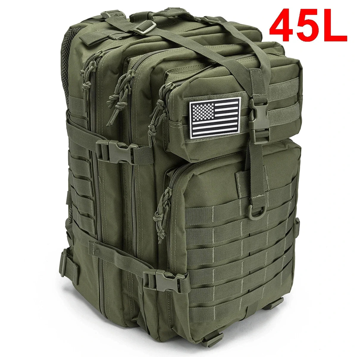 30/50L Tactical Backpacks for Men - Outdoor Survival and Travel 3P Assault Pack, EDC Molle Hiking, Trekking, and Hunting Bag