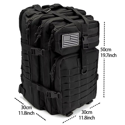 30/50L Tactical Backpacks for Men - Outdoor Survival and Travel 3P Assault Pack, EDC Molle Hiking, Trekking, and Hunting Bag