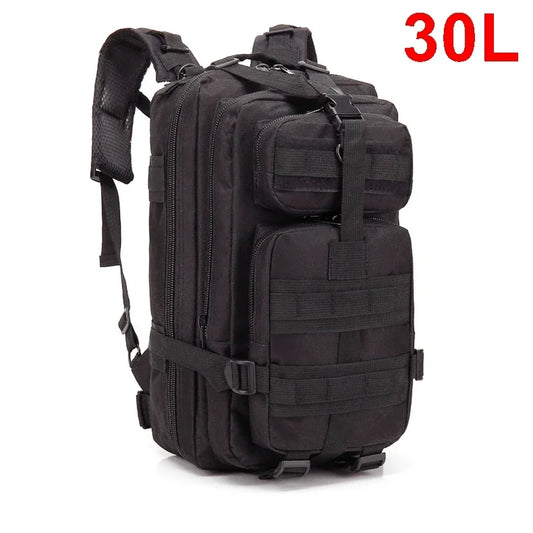 30/50L Tactical Backpacks for Men - Outdoor Survival and Travel 3P Assault Pack, EDC Molle Hiking, Trekking, and Hunting Bag